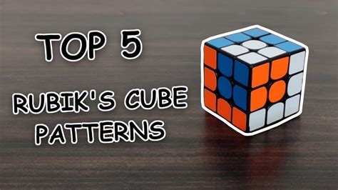 Top 05 Rubik's cube Patterns - YouTube