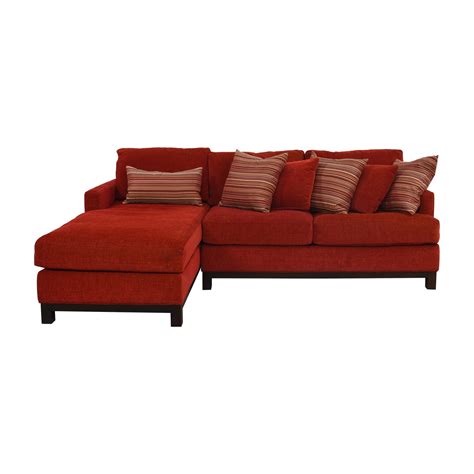 Rowe Furniture Custom Upholstered Right Chaise Sectional | 80% Off | Kaiyo