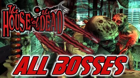 The House of the Dead 3 HD - All Bosses + Ending - YouTube