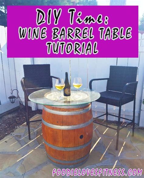 33 DIY Ideas Made With Old Barrels | Barrel table diy, Wine barrel furniture, Wine barrel table