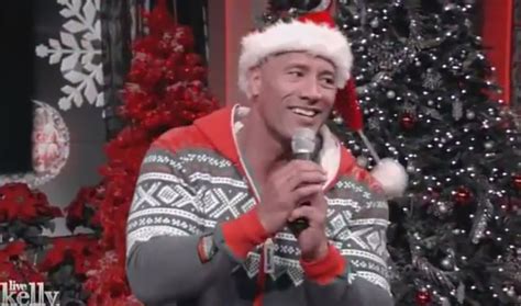 The Rock Singing Christmas Carols in a Onesie (Video) – BlackSportsOnline