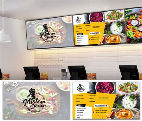 Digital TV Menu board for Restaurant :: Behance