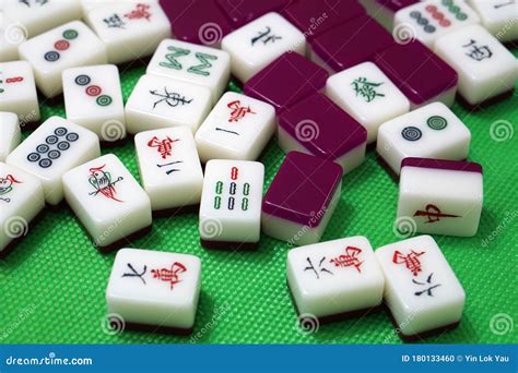 Mahjong, A Chinese Tile Game Played With 4 Players, Sydney, NSW, Australia Royalty-Free Stock ...