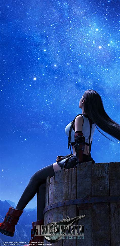 Final Fantasy VII Remake Tifa Artwork Wallpaper - Cat with Monocle