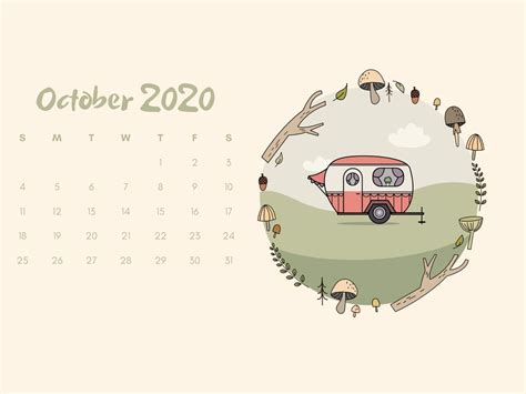 October 2020 Calendar Wallpapers - Wallpaper Cave