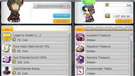 MapleStory - How To Get Potential Scrolls In Reboot & Regular Servers ...