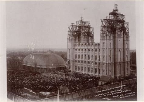 Rare Photos Show Stages of 40-Year-Long Salt Lake City Temple Construction