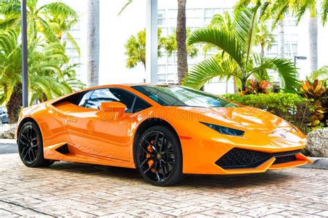 109 Orange Luxury Sport Car Lamborghini Aventador Photos - Free ...