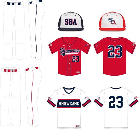 Showcase Baseball Academy Baseball Uniforms Package 4