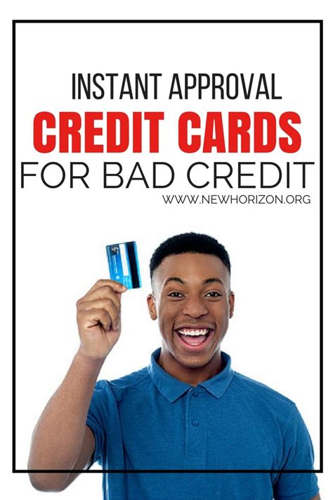 Guaranteed Approval Cards - Bad Credit / No Credit O.K! | Instant approval credit cards, Bad ...