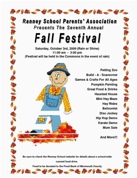 Free Printable Fall Festival Flyer Templates - Free Printable