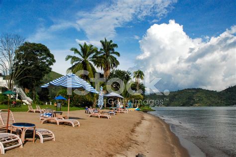 Public Beach And Dramatic Cloudscape Gisenyi Rwanda Stock Photo | Royalty-Free | FreeImages