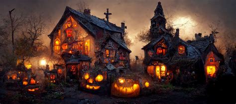 Haunted Village Halloween by ElmosCrackPipe on DeviantArt