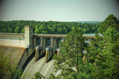 Greers Ferry Lake Dam Photograph by David Jennings - Pixels