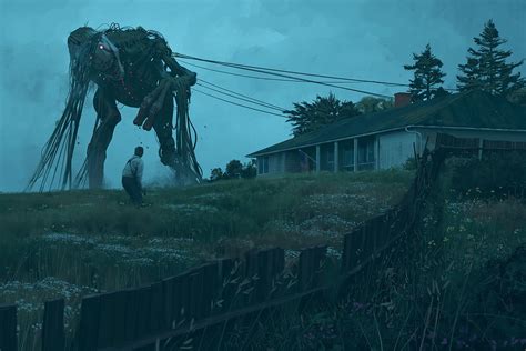 "The Electric State", Simon Stålenhag, Digital, 2017 : megalophobia