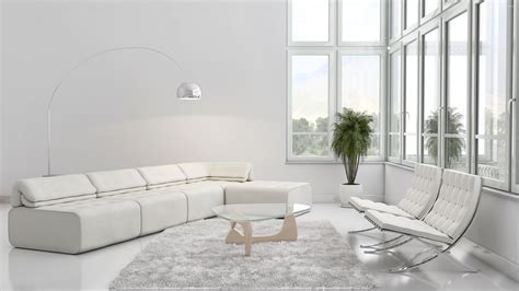 White living room wallpaper - Photography wallpapers - #33645