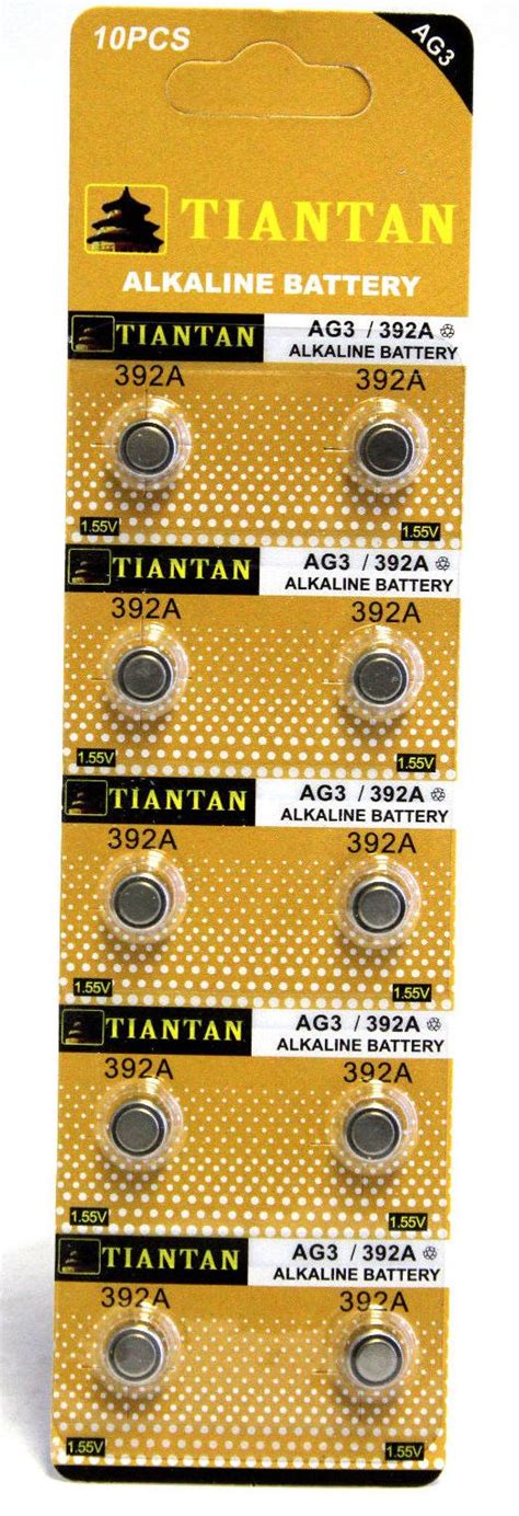 AG3 Battery (LR41, L736, SR41, 392) Free Shipping 10 for $1.99 USA