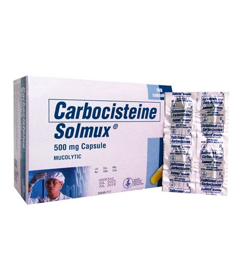 Solmux 500mg 1 Capsule - St. Joseph Drug - Online Store