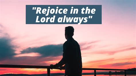 "Rejoice in the Lord always" - Preachers Corner