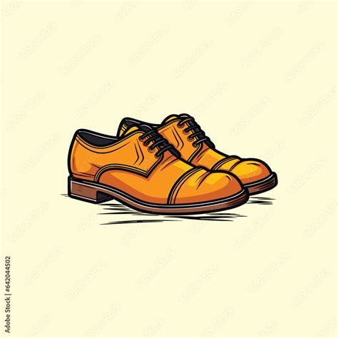 dress shoes vector clip art illustration Stock Vector | Adobe Stock