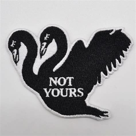 Not Yours – Embroidered Patch – Metal the Brand