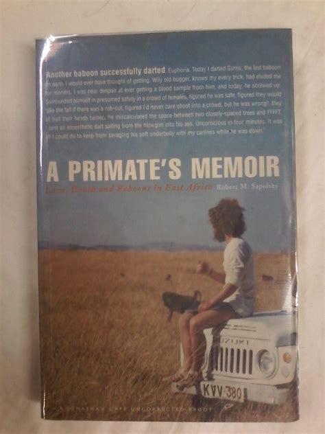 A Primate\\\'s Memoir by Robert Sapolsky - Hemingways Books