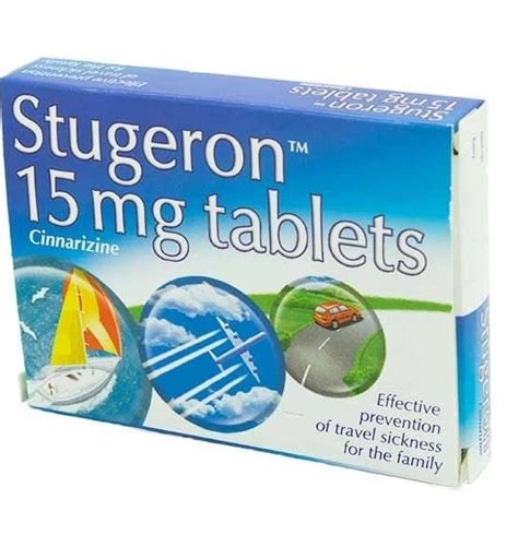 Stugeron - 15 Tablets - PillSorted