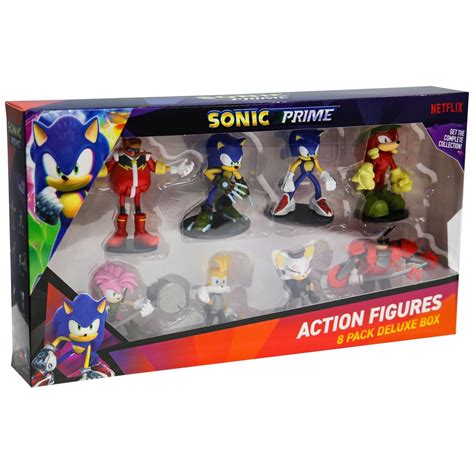 Sonic Prime Action Figures 8 Pack | Smyths Toys UK