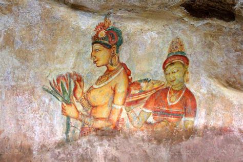 Frescoes at Lion Rock, Sigiriya 816143 Stock Photo at Vecteezy