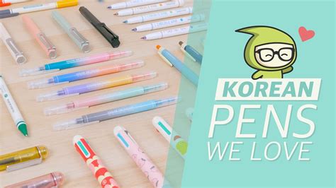 10 Korean Pens We LOVE 🥰 - YouTube