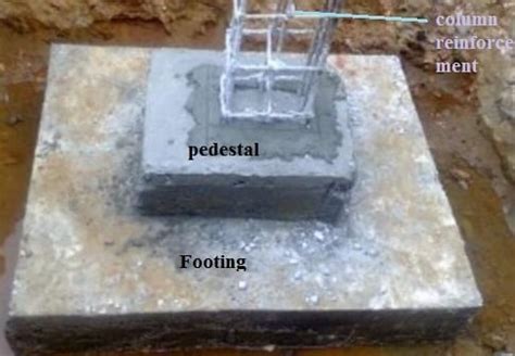 What is Concrete Pedestal? Construction and Uses of Pedestals - The Constructor