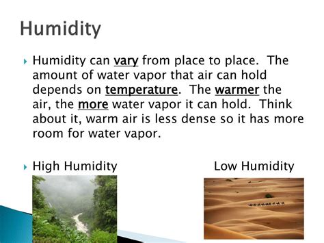 Humidity Meaning