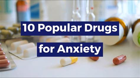 10 Popular Drugs for Anxiety - YouTube