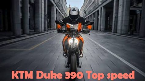 KTM Duke 390 Top Speed - YouTube