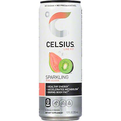 Celsius Sparkling Kiwi Guava, 12 oz – Central Market