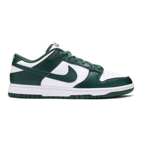 Nike Dunk Low (Michigan State/ Green/ White/ Team Varsity Green/ White/ Total Orange) Men US 8 ...