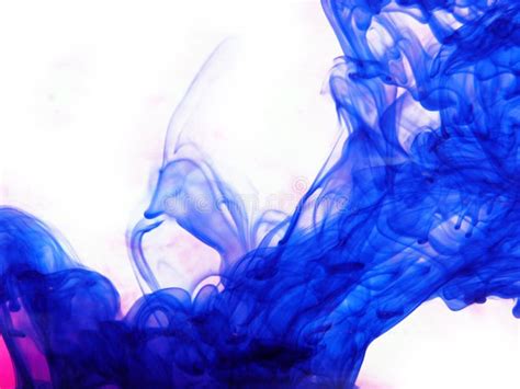 Blue Ink stock image. Image of smoke, texture, paint, splash - 116019