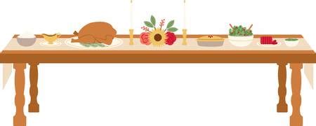 clip art thanksgiving table 20 free Cliparts | Download images on ...