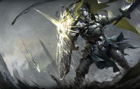 Wallpaper sword, armor, warrior, art, armor, shield, warriors images for desktop, section ...