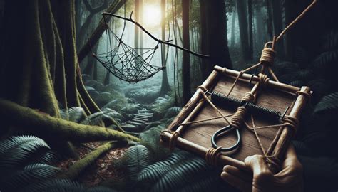 How To Build A Basic Snare Trap - survival