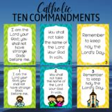 10 Commandment Posters Catholic Teaching Resources | TPT