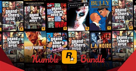 Pay what you want for Rockstar Games, including Grand Theft Auto IV, all of Max Payne, all of L ...