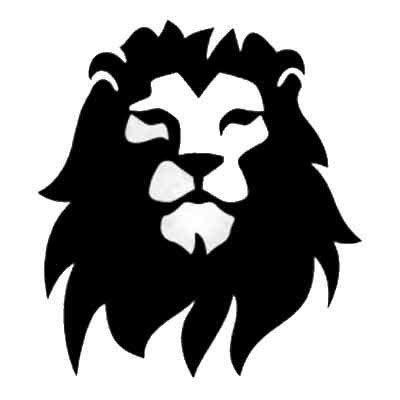 Lion Stencil | Free Download Clip Art | Free Clip Art | on Clipart Library