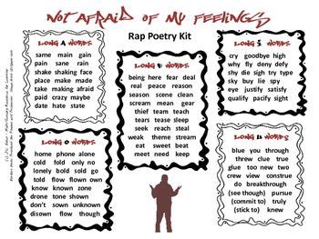 Rap Poetry Kit for Primary and Middle School | Book of poems, Rap poem, Rap