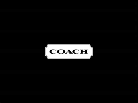 Download Black And White Coach Logo Wallpaper | Wallpapers.com