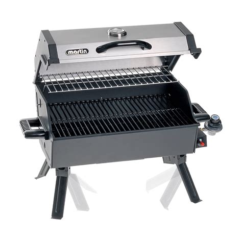 Martin 14,000 BTU Portable Propane Bbq Gas Grill with Support Legs & Grease Pan - Walmart.com