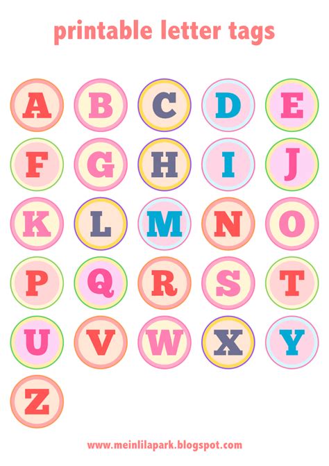 Scrapbook Letters Designs Printable Stickers