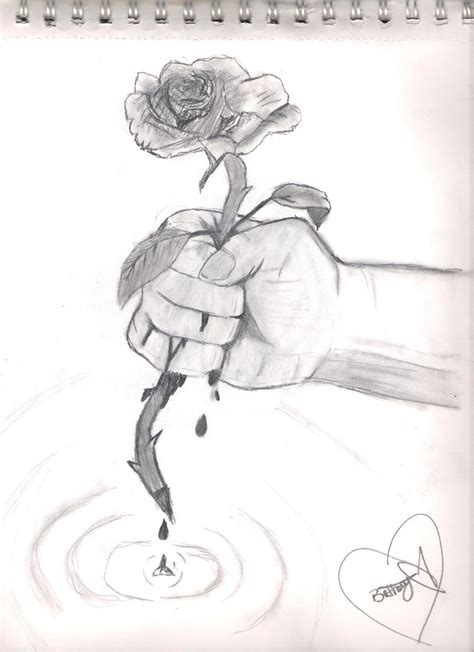 Hand Holding Flower by BethanyAnneWilson on DeviantArt