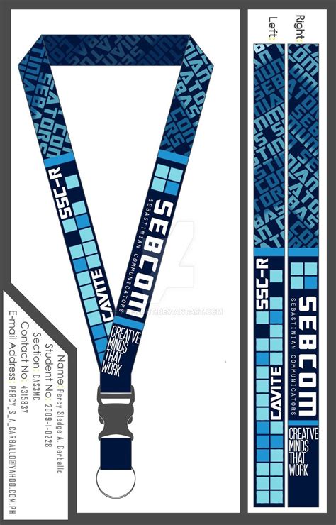 SEBCOM Lanyard mockup by pcis2dnt on DeviantArt