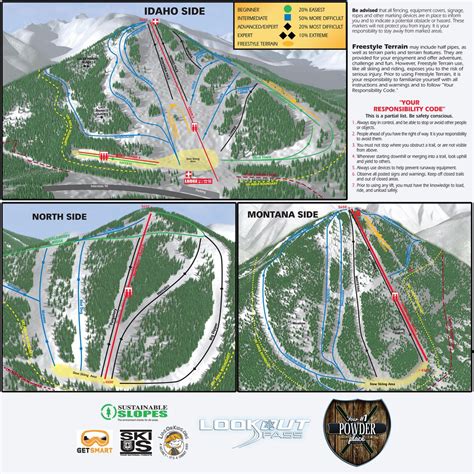 Trail Map Lookout Pass Ski & Recreation Area